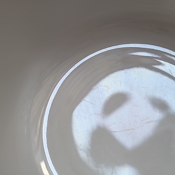 PYREX for Hamilton Beach large mixing bowl white milk glass w ribbing vtg - Picture 8 of 13